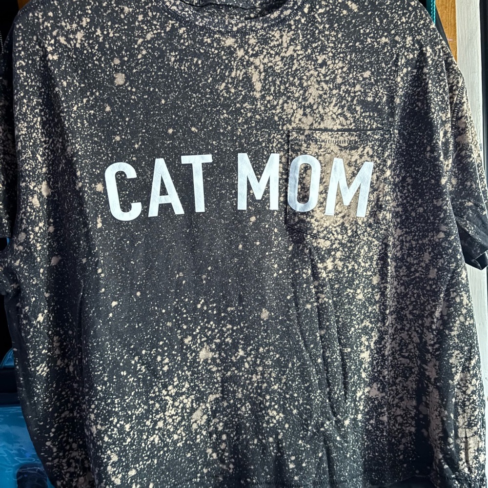 Universal Thread Black and Cream Speckled Top
